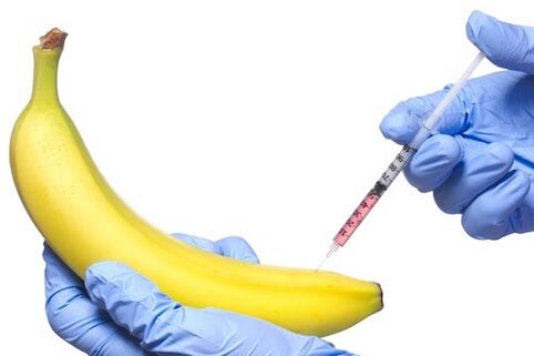 Penisvergrößerung injizierbar am Beispiel einer Banane